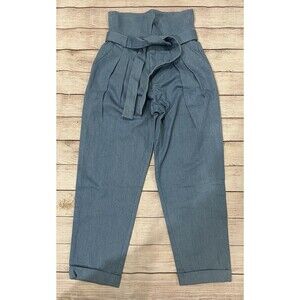 Choosy Ludlow Paper bag Blue Cotton Denim Jeans Size 2